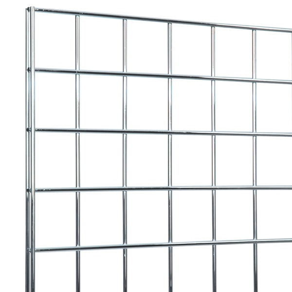 Chrome Grid Wall