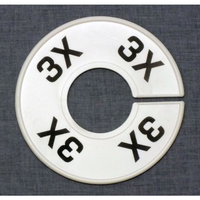 WHITE SIZE DIVIDER-3X