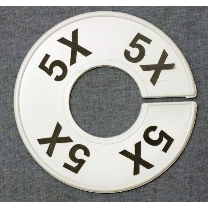 WHITE SIZE DIVIDER-5x