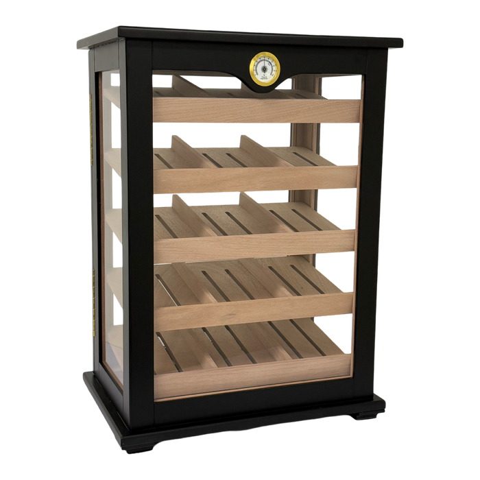 360 View Humidor Black