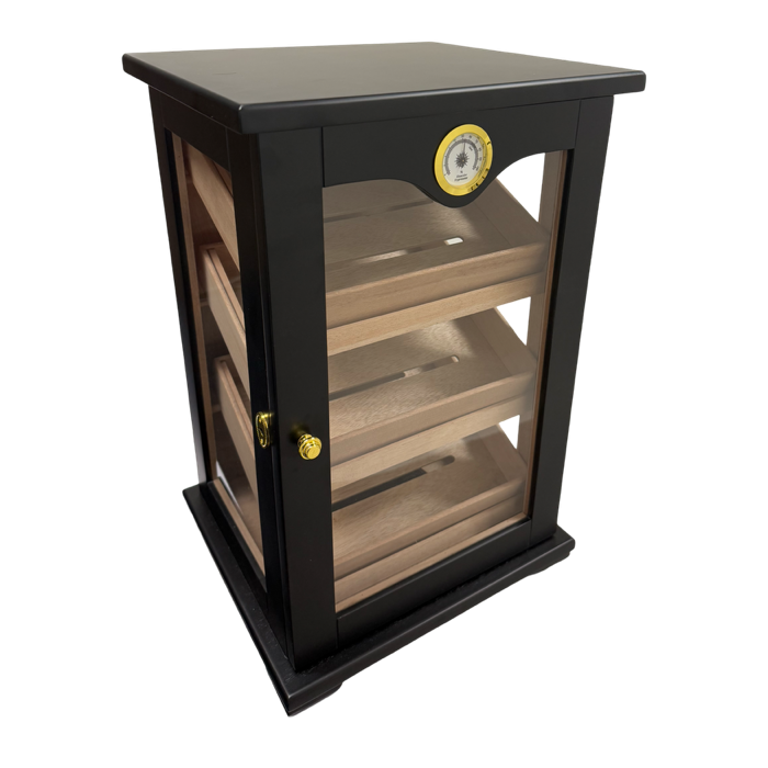 Small Countertop Humidor Black
