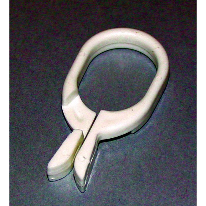 White Scarf Clip