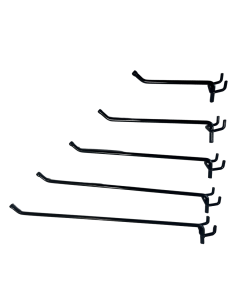 8'' Black Peg Hook | SKU:8233B