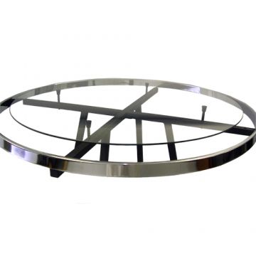 36" Round Tempered Glass