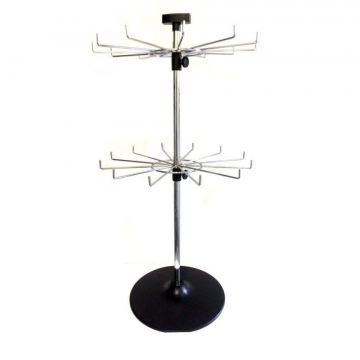 2 Tier 12 Hook Spinner Rack