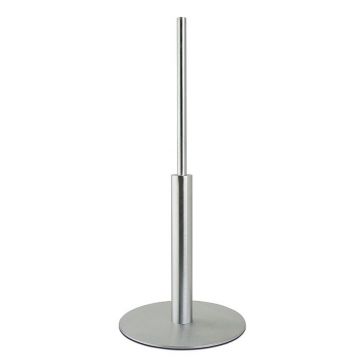 Round Satin Chrome Base