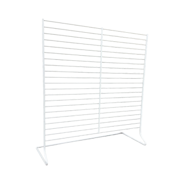 WHITE WIRE COUNTER RACK