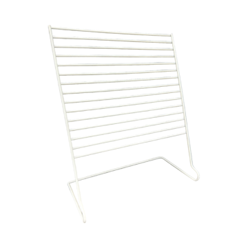 WHITE WIRE COUNTER RACK