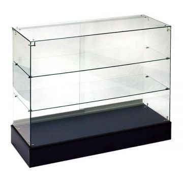 Frameless 48" Full View Display Case Sku:10938Bkd